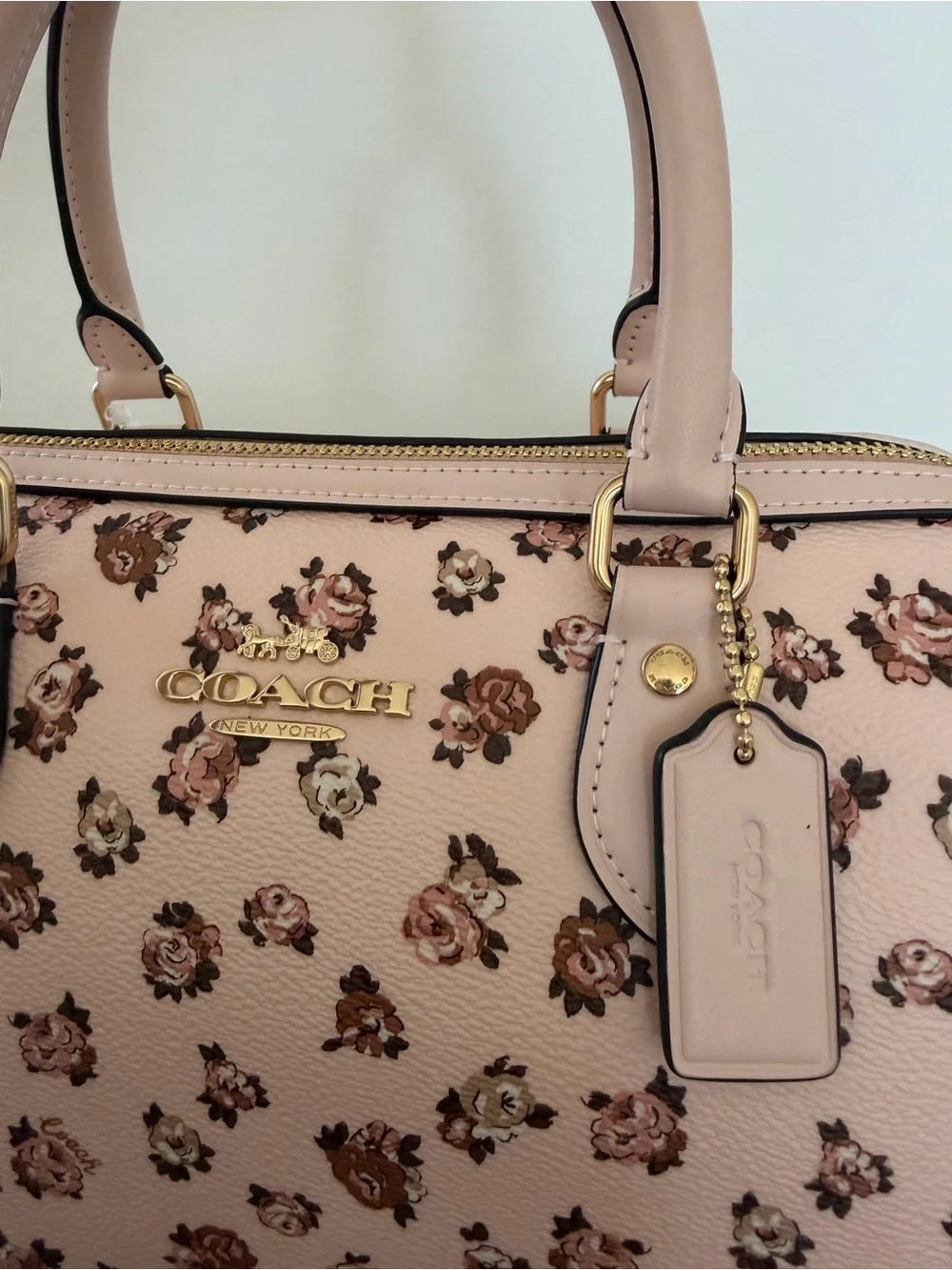 Coach structured satchel